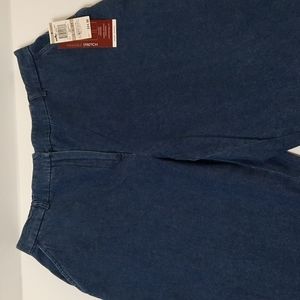 NWT JM COLLECTION DENIM PANTS SZ 12 SHORT